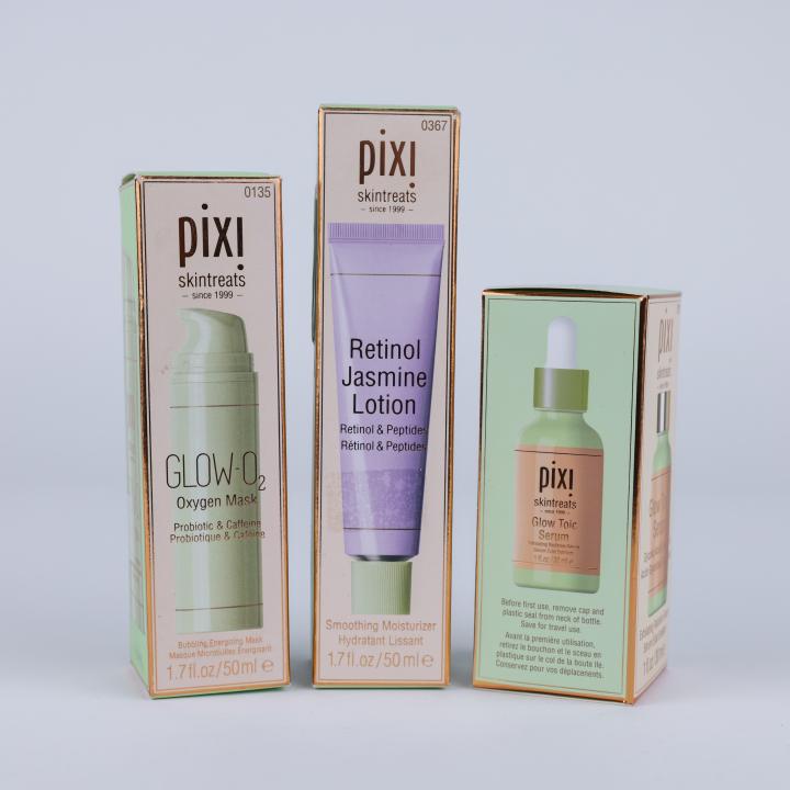 pixi retinol /glow o2/tonic